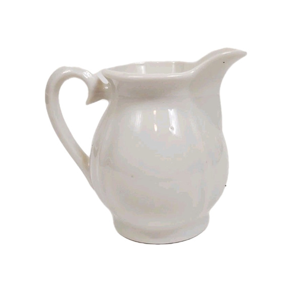 Mini Vintage Moss Rose Fine Porcelain Creamer Japan Red Letter - 3 3/8" Tall - Picture 4 of 9